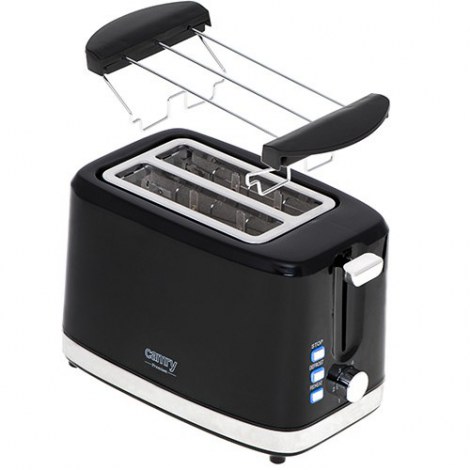 Camry | CR 3218 | Toaster | Power 750 W | Number of slots 2 | Housing material Plastic | Black - 2